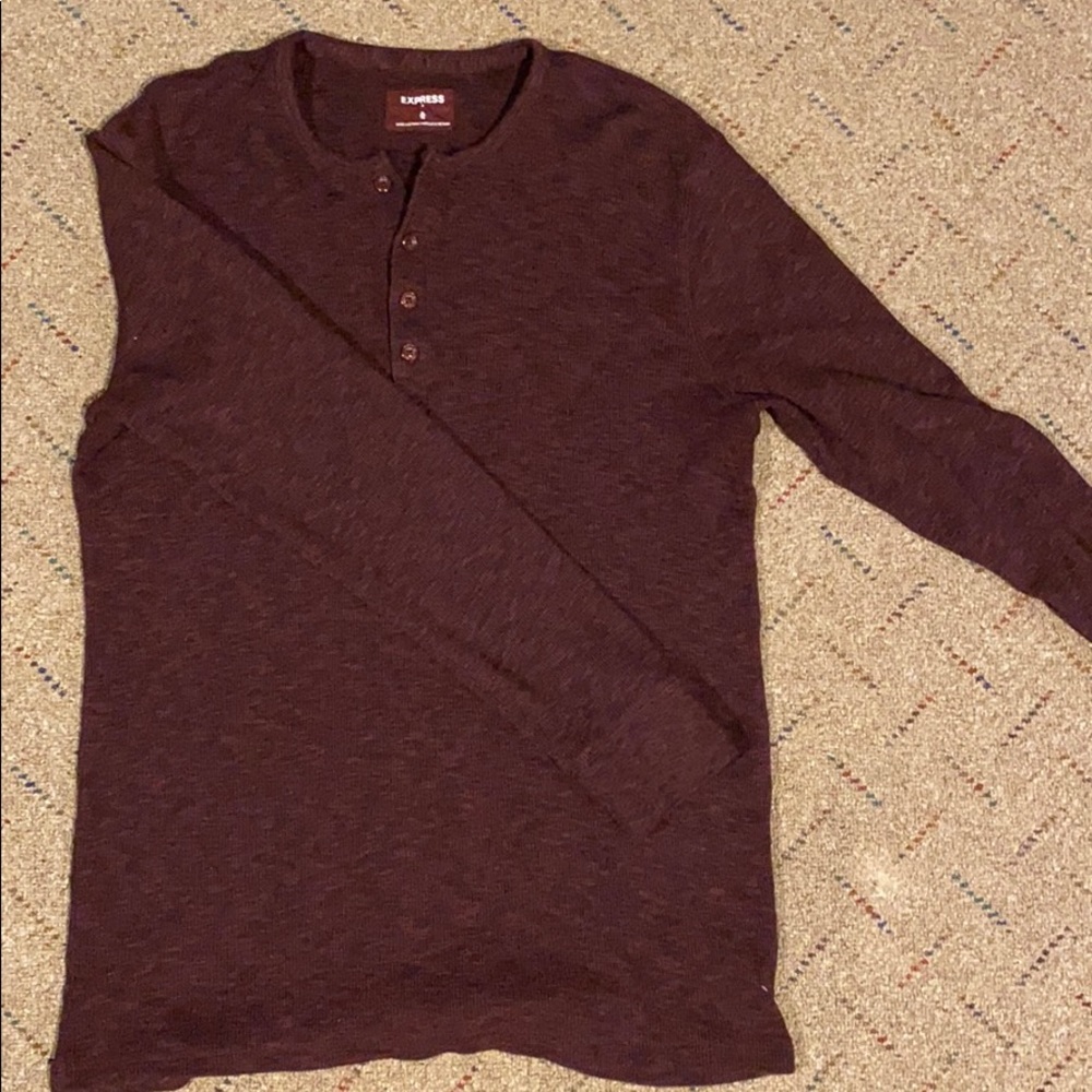Express Henley/Long Sleeve Tee